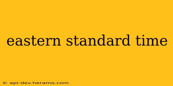 eastern standard time