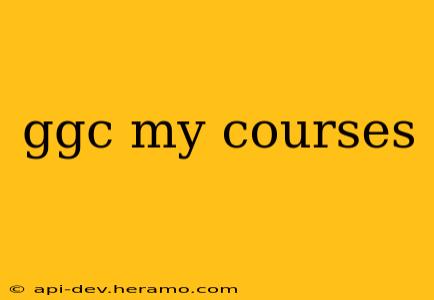 ggc my courses