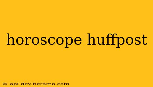 horoscope huffpost