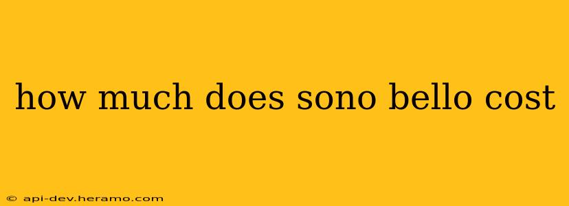 how much does sono bello cost