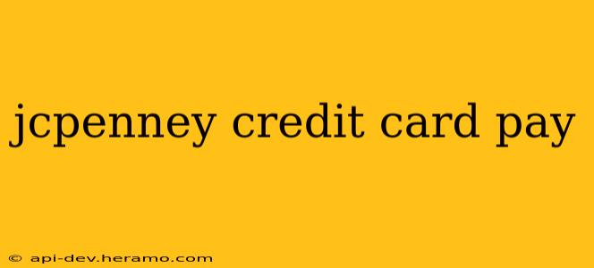 jcpenney credit card pay