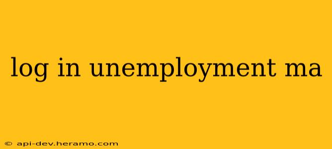 log in unemployment ma