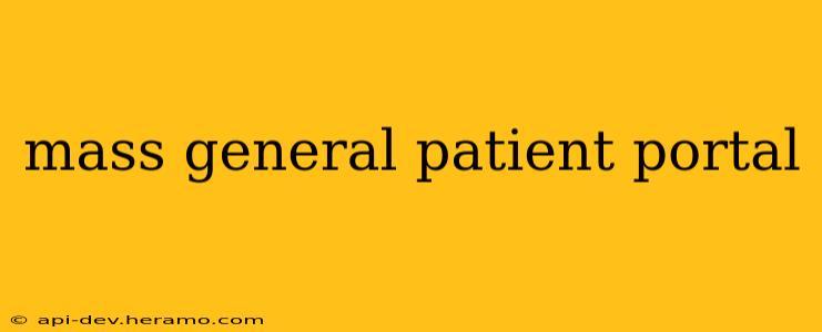 mass general patient portal